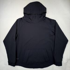 BYLT Elite+ Drop Cut Pullover Hoodie Mens XL Navy Stretch Performance NWOT
